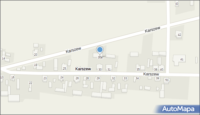 Karszew, Karszew, 30a, mapa Karszew