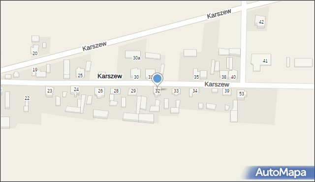 Karszew, Karszew, 32, mapa Karszew