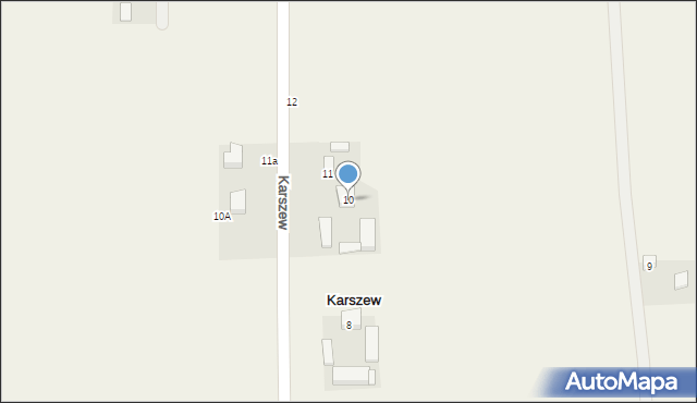 Karszew, Karszew, 10, mapa Karszew