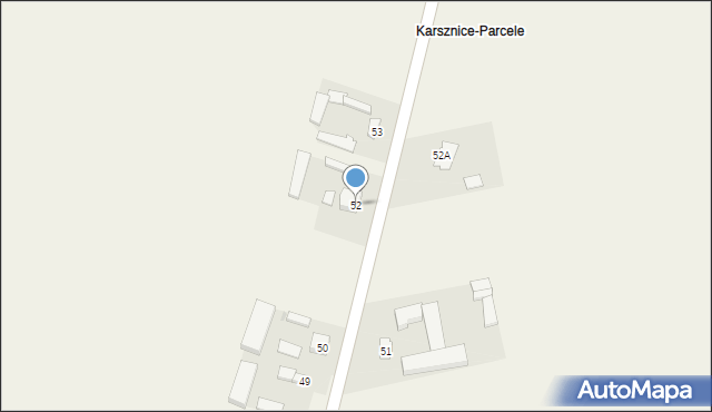 Karsznice, Karsznice, 52, mapa Karsznice