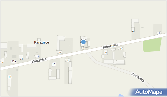 Karsznice, Karsznice, 7, mapa Karsznice