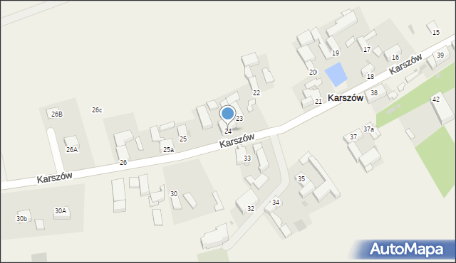 Karszów, Karszów, 24, mapa Karszów