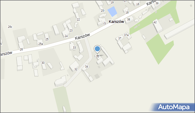 Karszów, Karszów, 35, mapa Karszów