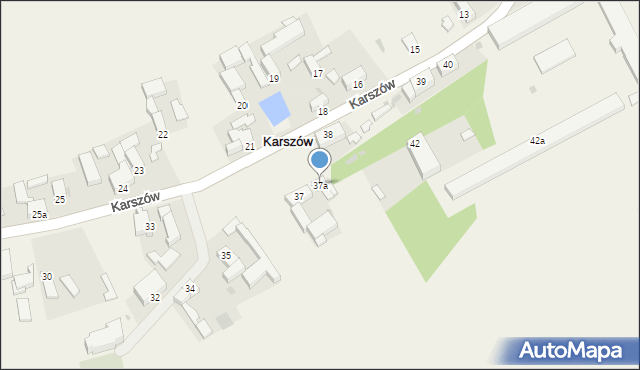 Karszów, Karszów, 37a, mapa Karszów