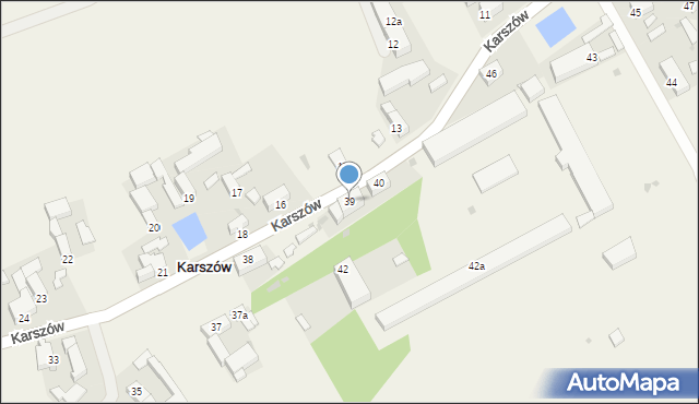 Karszów, Karszów, 39, mapa Karszów