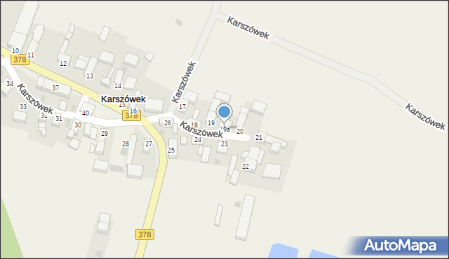 Karszówek, Karszówek, 19a, mapa Karszówek