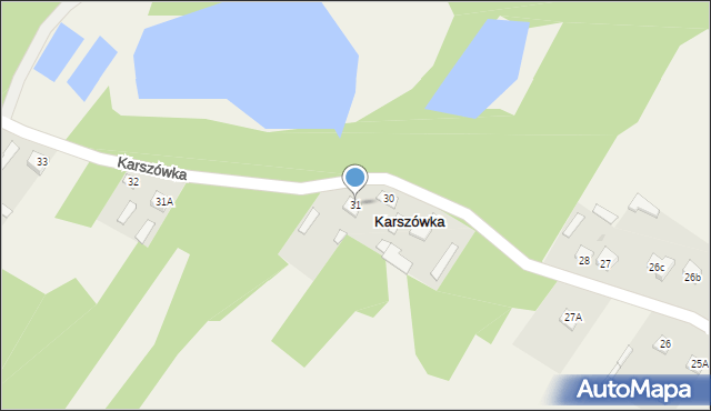 Karszówka, Karszówka, 31, mapa Karszówka