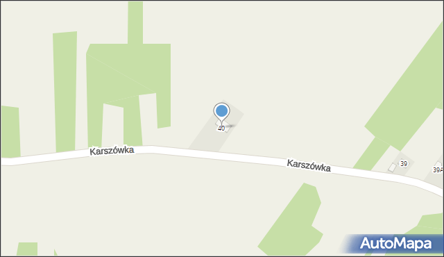 Karszówka, Karszówka, 40, mapa Karszówka