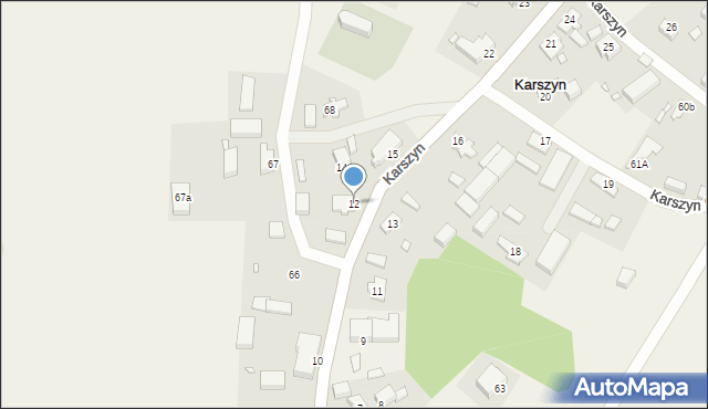 Karszyn, Karszyn, 12, mapa Karszyn