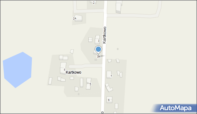 Kartkowo, Kartkowo, 3A, mapa Kartkowo