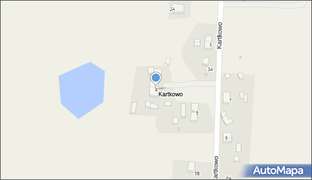 Kartkowo, Kartkowo, 4, mapa Kartkowo