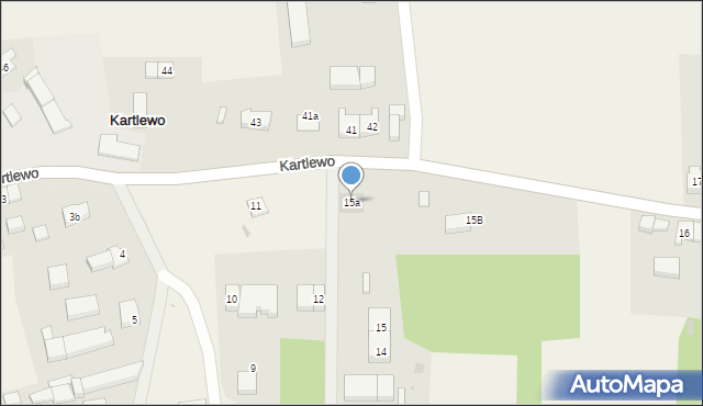 Kartlewo, Kartlewo, 15a, mapa Kartlewo