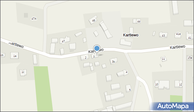 Kartlewo, Kartlewo, 3a, mapa Kartlewo