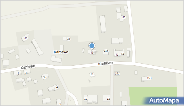 Kartlewo, Kartlewo, 43, mapa Kartlewo