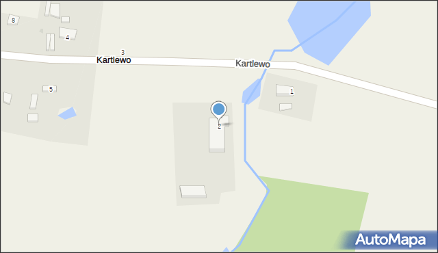 Kartlewo, Kartlewo, 2, mapa Kartlewo