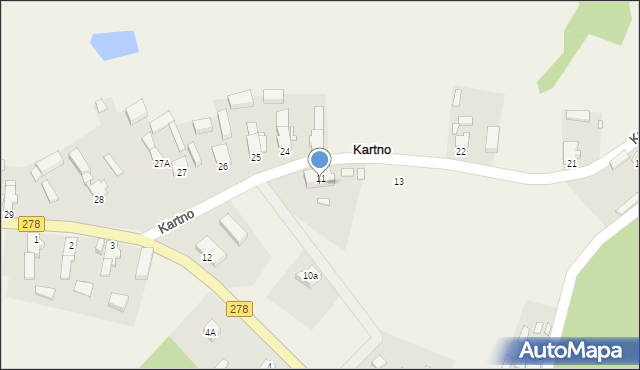 Kartno, Kartno, 13, mapa Kartno