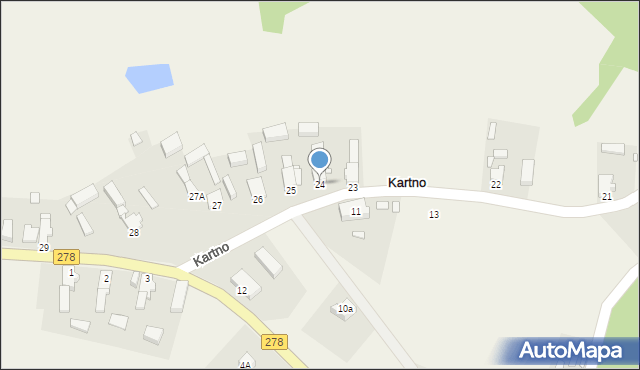 Kartno, Kartno, 24, mapa Kartno