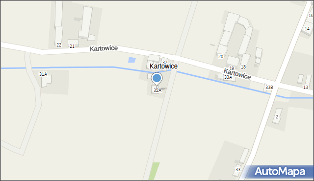 Kartowice, Kartowice, 32A, mapa Kartowice