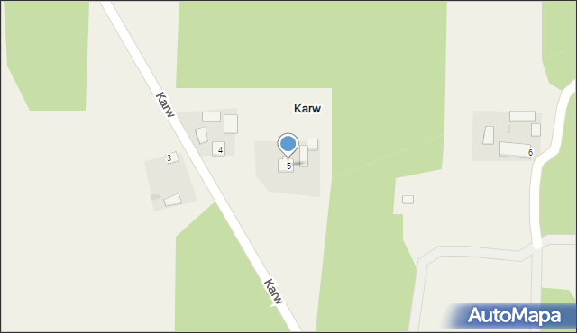 Karw, Karw, 5, mapa Karw