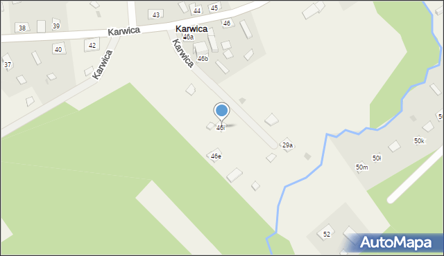 Karwica, Karwica, 46i, mapa Karwica