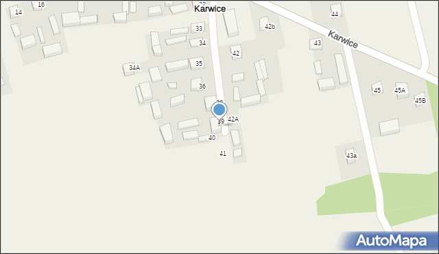 Karwice, Karwice, 39A, mapa Karwice