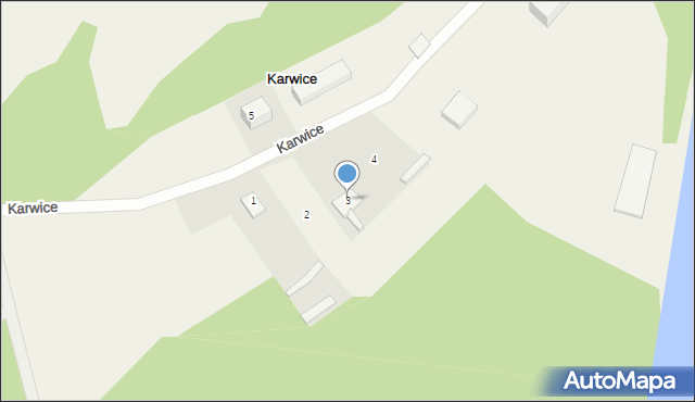 Karwice, Karwice, 3, mapa Karwice