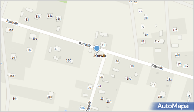 Karwik, Karwik, 31, mapa Karwik