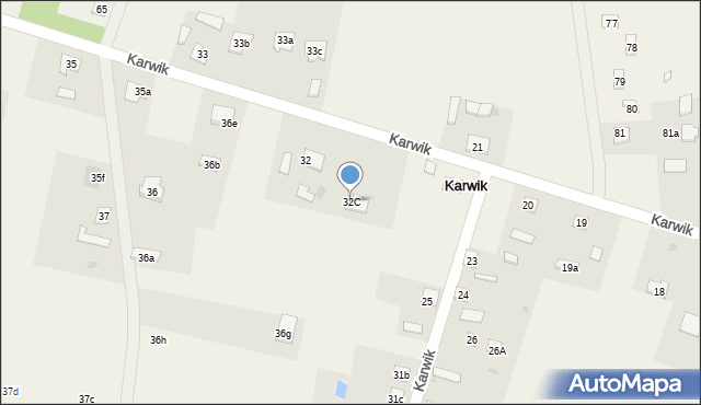 Karwik, Karwik, 32C, mapa Karwik