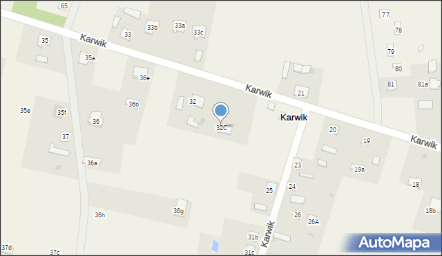 Karwik, Karwik, 32C, mapa Karwik