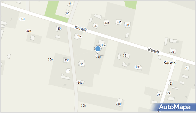 Karwik, Karwik, 36b, mapa Karwik