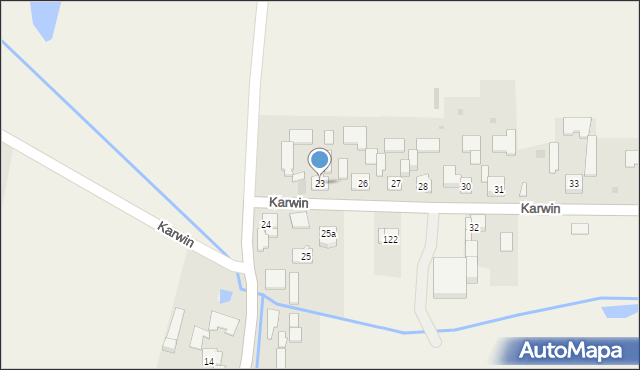 Karwin, Karwin, 23, mapa Karwin