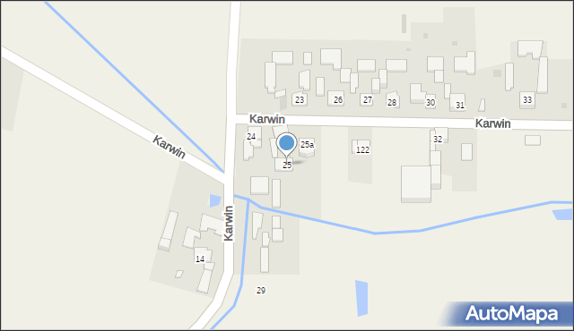 Karwin, Karwin, 25, mapa Karwin