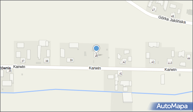 Karwin, Karwin, 40, mapa Karwin