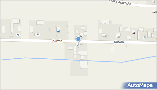 Karwin, Karwin, 41, mapa Karwin