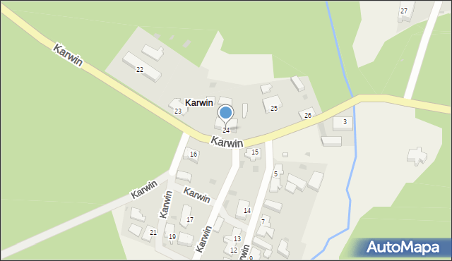 Karwin, Karwin, 24, mapa Karwin