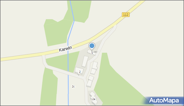 Karwin, Karwin, 1, mapa Karwin