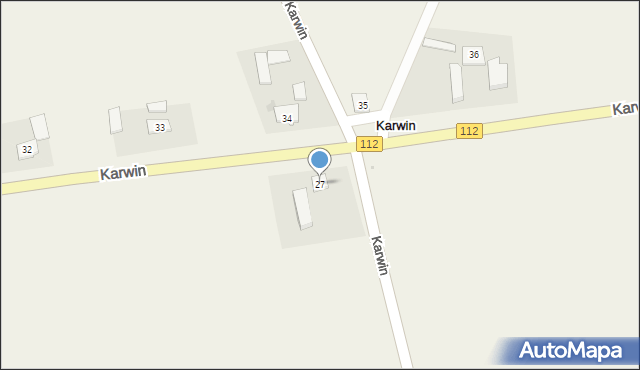 Karwin, Karwin, 27, mapa Karwin