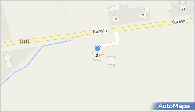 Karwin, Karwin, 27a, mapa Karwin