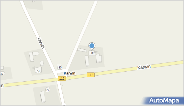 Karwin, Karwin, 36, mapa Karwin