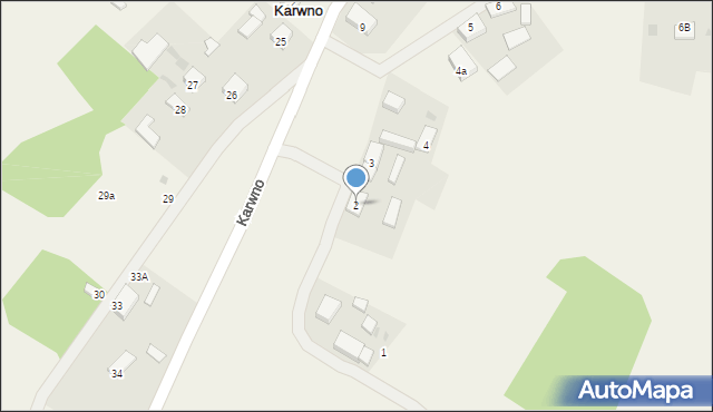 Karwno, Karwno, 2, mapa Karwno