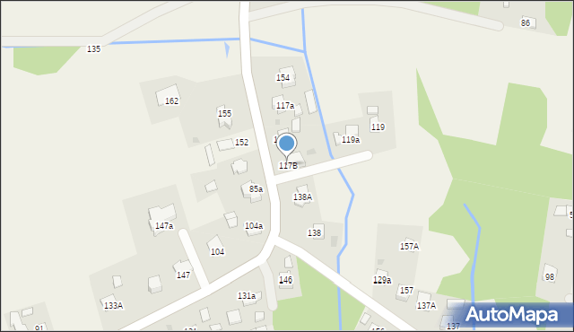 Karwodrza, Karwodrza, 117B, mapa Karwodrza