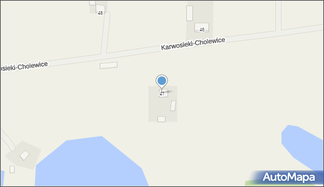 Karwosieki-Cholewice, Karwosieki-Cholewice, 47, mapa Karwosieki-Cholewice