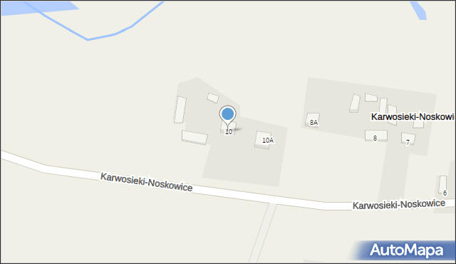 Karwosieki-Noskowice, Karwosieki-Noskowice, 10, mapa Karwosieki-Noskowice