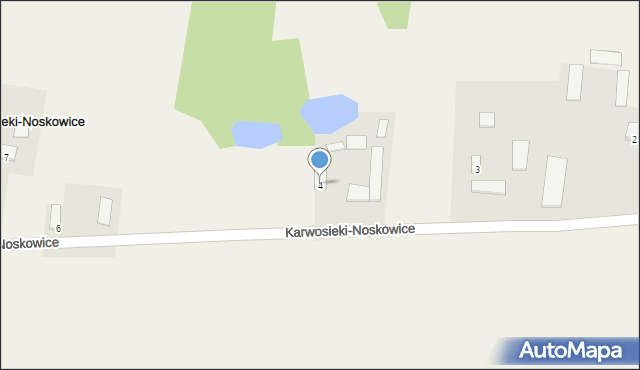 Karwosieki-Noskowice, Karwosieki-Noskowice, 4, mapa Karwosieki-Noskowice