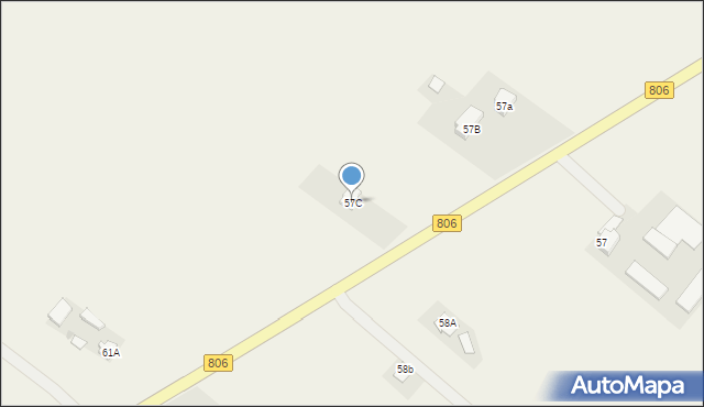 Karwów, Karwów, 57C, mapa Karwów