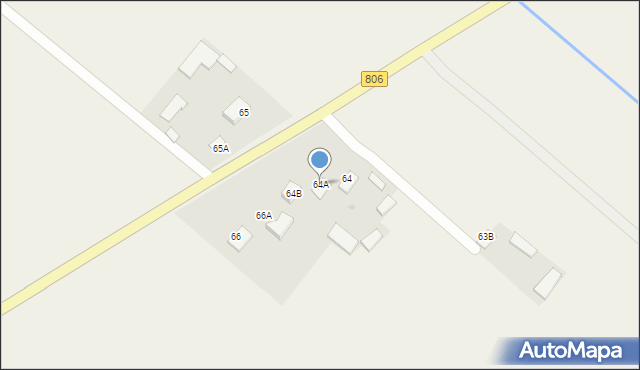 Karwów, Karwów, 64A, mapa Karwów