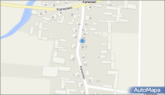 Karwowo, Karwowo, 16, mapa Karwowo