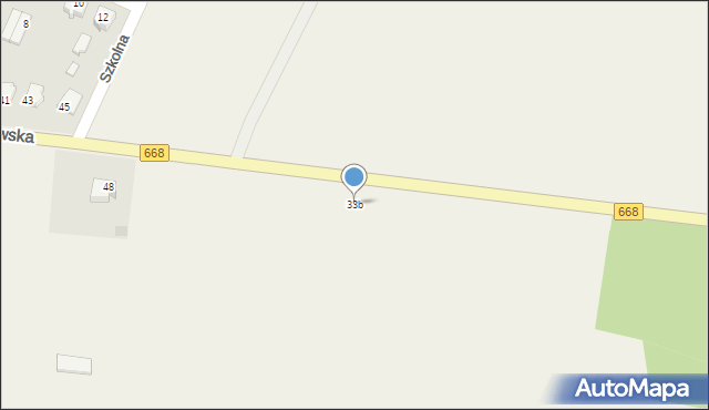 Karwowo, Karwowo, 33b, mapa Karwowo