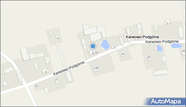 Karwowo-Podgórne, Karwowo-Podgórne, 4, mapa Karwowo-Podgórne