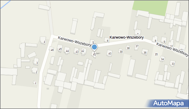 Karwowo-Wszebory, Karwowo-Wszebory, 41, mapa Karwowo-Wszebory